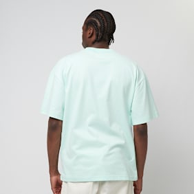PEQUS Chest Logo T-Shirt turkusowy