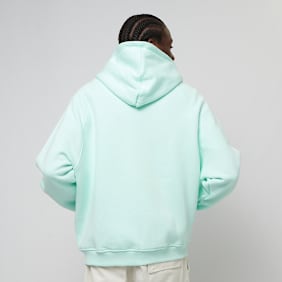 PEQUS Chest Logo Zip-Hoodie turchese