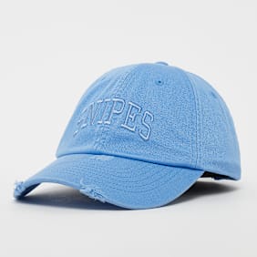SNIPES College Logo Washed Baseball Cap plava