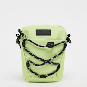 SNIPES Rubber Badge Basic Logo Drawstring Mobile Bag zielony