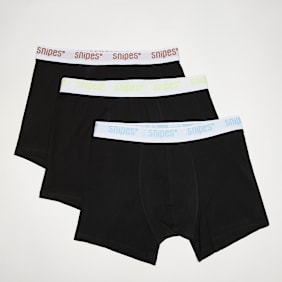SNIPES 3 PACK - White Tape Briefs Boxershort schwarz