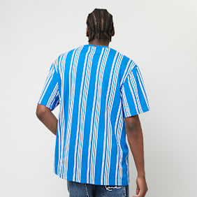 Karl Kani Small Signature Striped Tee bleu