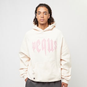 PEQUS Mythic Logo Patch Hoodie beige