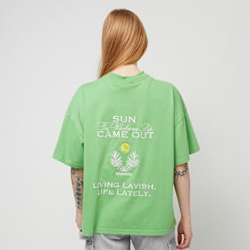 Pegador Flora Heavy Oversized Tee zielony