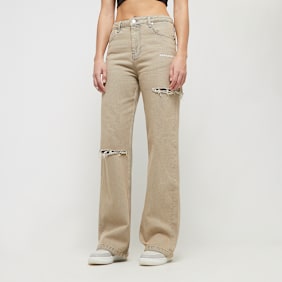 Pegador Romani Destroyed High Waist Jeans beige