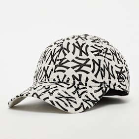 New Era 9Forty Monogram MLB New York Yankees blanc