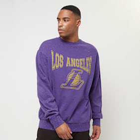 New Era NBA Washed Crew Los Angeles Lakers ljubičasta