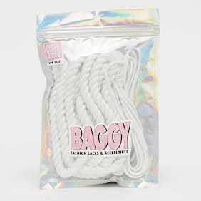 BAGGY ROPE LACES 10mm SET 120cm oyster mushroom bijela