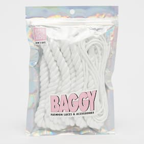 BAGGY ROPE LACES 14mm SET 120cm oyster mushroom bijela