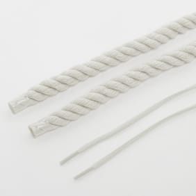 BAGGY Rope Laces 14mm Set 120cm cinzento