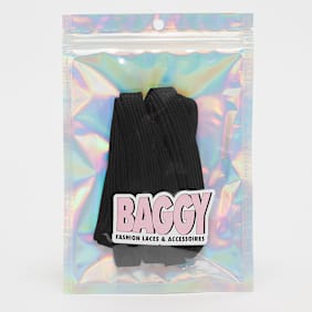 BAGGY Fat Laces 2 Layer 140cm zwart