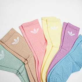 adidas Originals Trefoil Calcetines Crew (6 Pack) multicolor