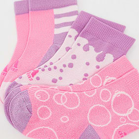 adidas Originals 3 PACK - Graphic Socks rosa