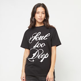 Karl Kani Woven Signature Oversized Print Tee zwart