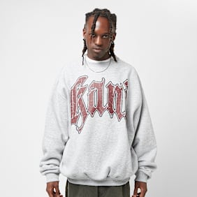 Karl Kani Kani Inside Out Crew grey melange/dark rede gris