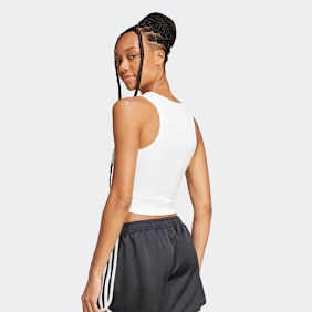 adidas Originals Essential Ribbed Tanktop weiß