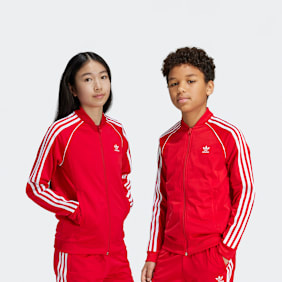 adidas Originals Kurtka treningowa Superstar czerwony