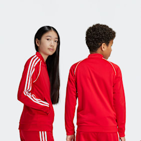 adidas Originals Kurtka treningowa Superstar czerwony