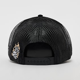 Recap Recap What Happens in Trucker black cream multicolor