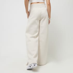 Nike   Sportswear Phoenix High-Rise Logo Wide Leg Pants beż