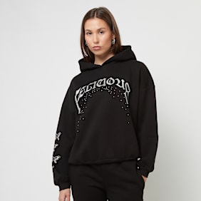 Felicious Regular Hoodie Rhinestones schwarz