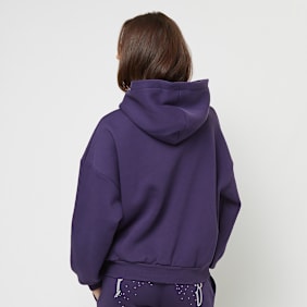 Felicious Regular Hoodie Rhinestones pourpre