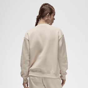 Jordan Brooklyn Fleece Crew-Neck Sweatshirt beige