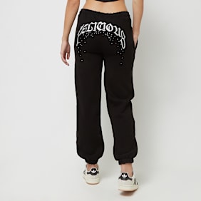 Felicious Regular Sweatpants Rhinestones noir