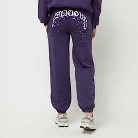 Felicious Regular Sweatpants Rhinestones pourpre
