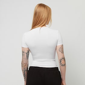 Felicious Love Yourself Babytee Rhinestones branco