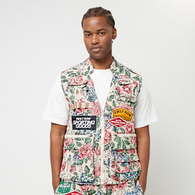 First Row Flower Vest Wood multicolore