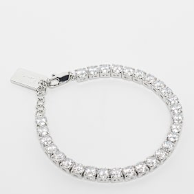 Karl Kani OG01 Diamond Tennis Bracelet zilver