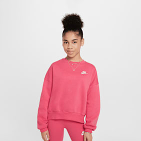 Nike   Sportswear Club Fleece Boxy Crew Low Brand read lichtroze