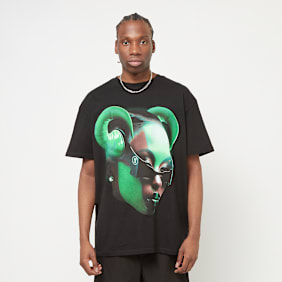Forgotten Faces Green Empress Oversize Tee noir