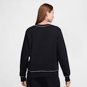 Nike Sportswear Crew-Neck Fleece Sweatshirt schwarz