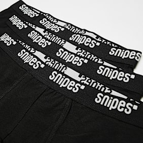 SNIPES 3 PACK - Black Tabe Brief Boxershorts czarny