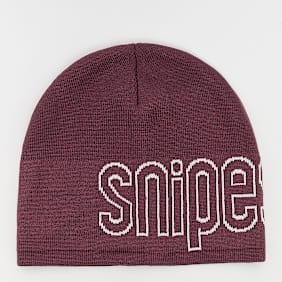SNIPES Outline Logo Essential Skully Beanie rouge