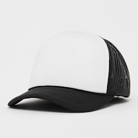 Flexfit Foam Trucker Cap Curved Visor zwart