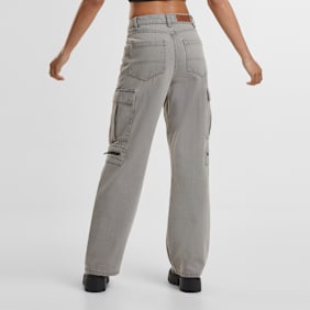 Urban Classics Loose Utility Denim Pants grau