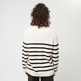 Urban Classics Ladies Rib Striped Sweater bege