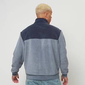 Urban Classics Colour Block Polar Fleece Jacket bleu