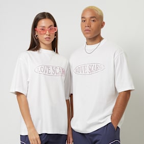 Love Scars Glitter Logo Tee weiß
