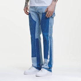 2Y STUDIOS Nardin Carpenter Straight Jeans bleu