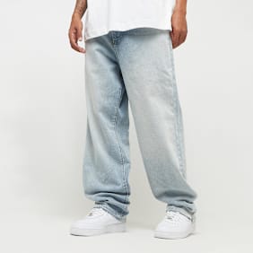 FAVELA Embroidery Denim blauw