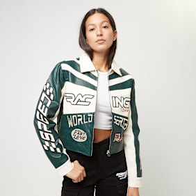 Smoke Rise Collared Racing Jacket grün