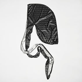 Karl Kani Monogram All Over Print Durag czarny