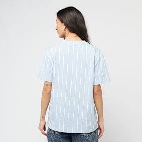 Karl Kani Small Signature Essential Pinstripe Oversized Tee blauw