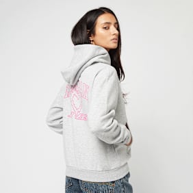 Karl Kani Signature Heart Cross Backprint Zip Hoodie szary