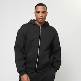 Urban Classics Fluffy Zip Hoody negro