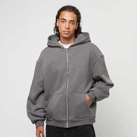 Urban Classics Fluffy Zip Hoody gris